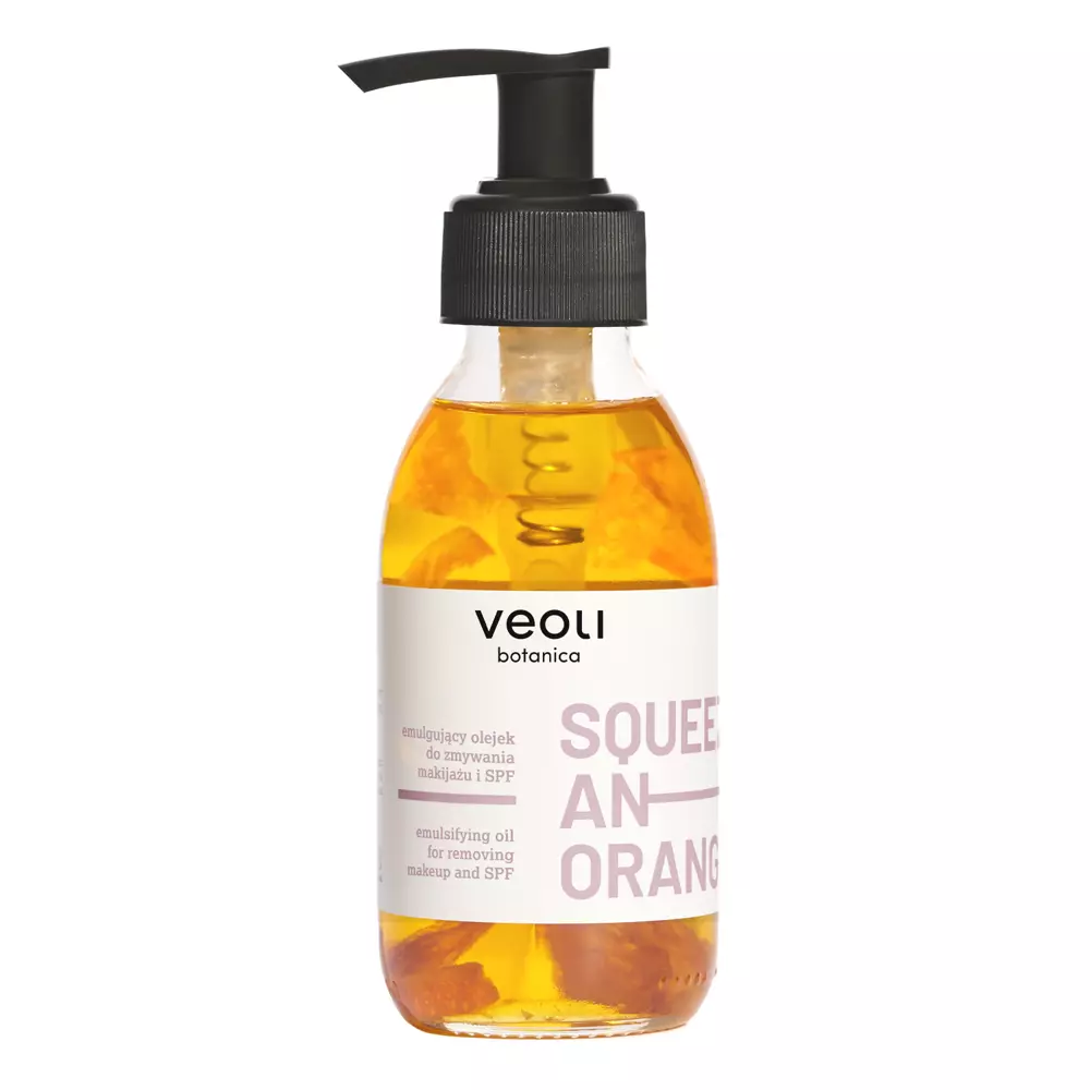 Veoli Botanica - Squeeze an Orange - Emulgierendes Make-up-Entfernungsöl und LSF - 132,7g