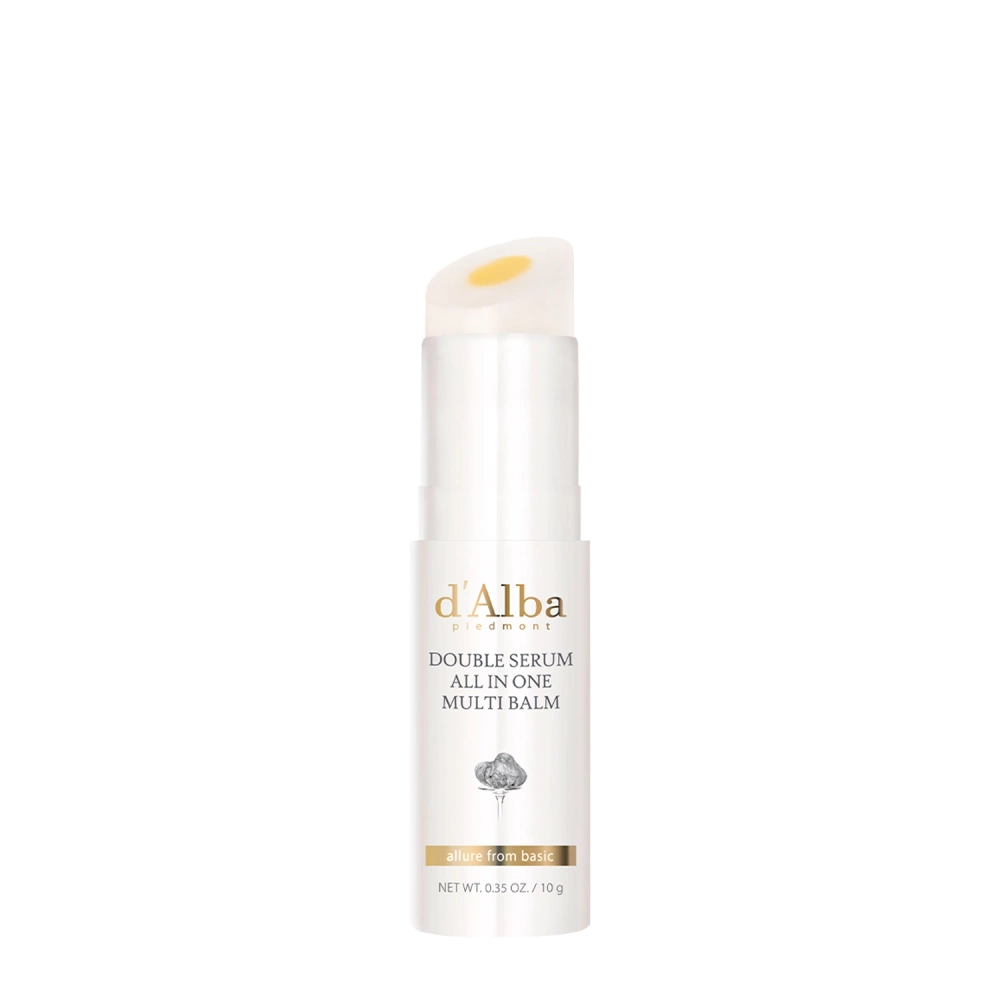 d'Alba - Double Serum All In One Multi Balm - Feuchtigkeitsspendender Gesichtsbalsam in Stiftform - 10g