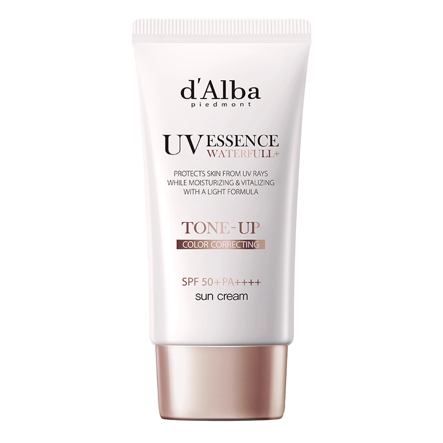 d'Alba - Waterfull Tone-Up Sun Cream SPF50+ PA++++ - Tönende Gesichtscreme mit Filter - 50ml