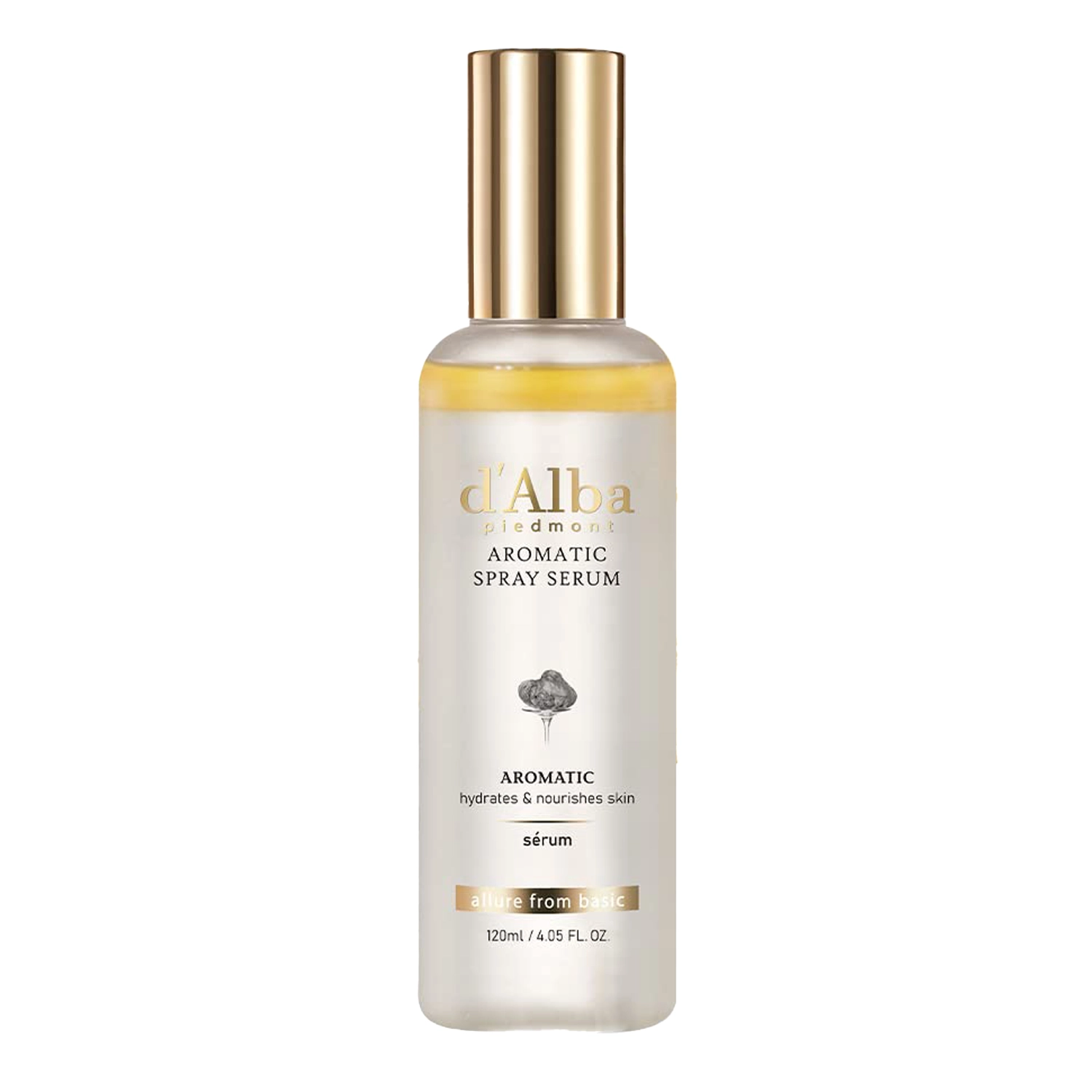 d'Alba - White Truffle First Aromatic Spray Serum - Feuchtigkeitsspendendes Gesichtsserum im Nebel - 120ml