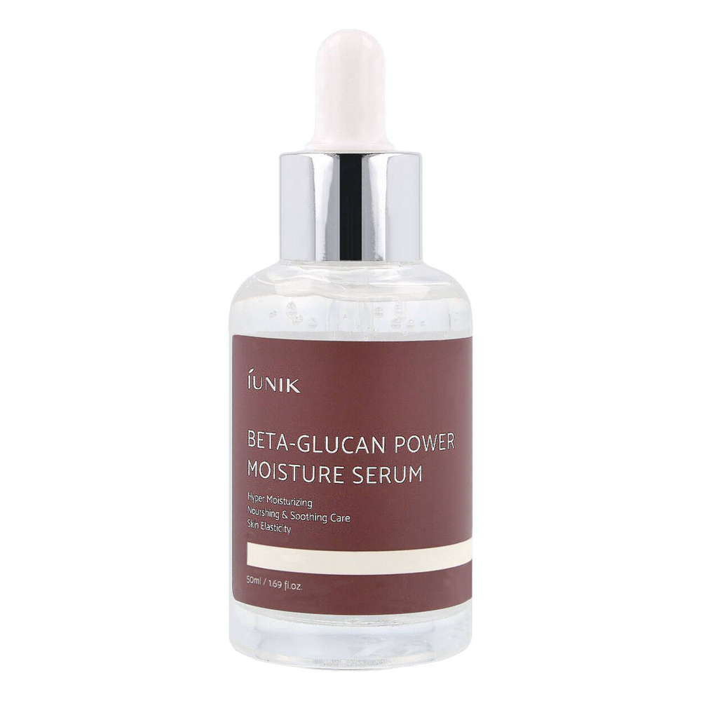 iUNIK - Beta-Glucan Power Moisture Serum -Feuchtigkeitsspendendes und linderndes Gesichtsserum - 50ml