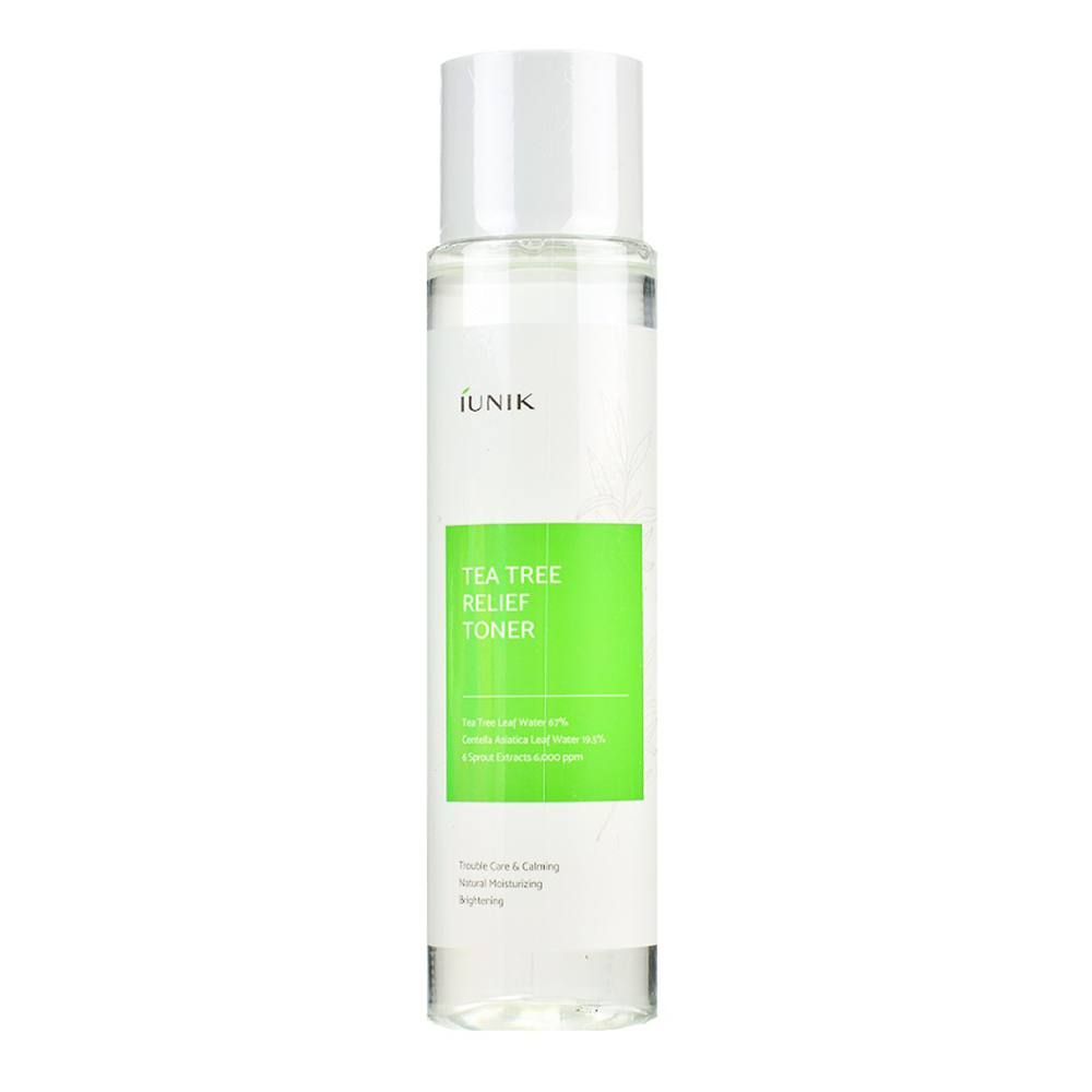 iUNIK - Tea Tree Relief Toner - Linderndes Gesichtswasser mit Teebaumwasser - 200ml