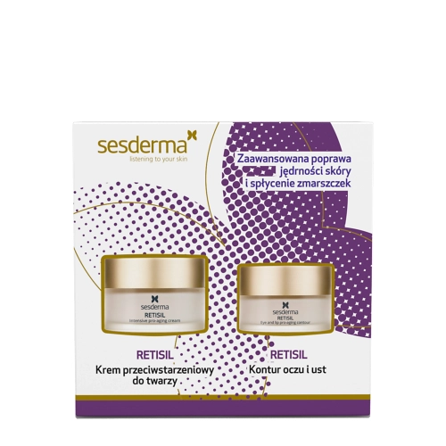 sesderma - Retisil Set - Anti-Aging-Produktset - Creme + Augencreme - 50ml+30ml