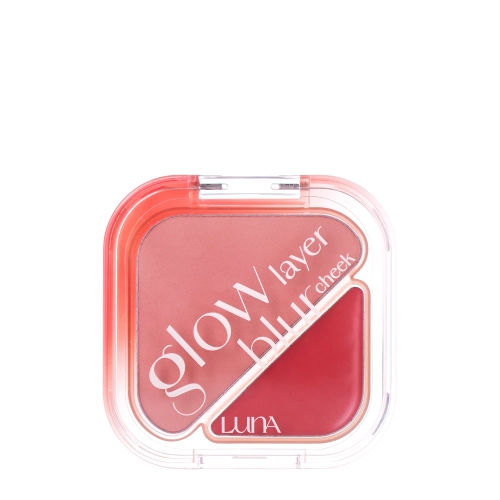 LUNA - Glow Layer Blur Cheek - Duo-Rouge für die Wangen - 05 Sleepy Pink - 8,5g