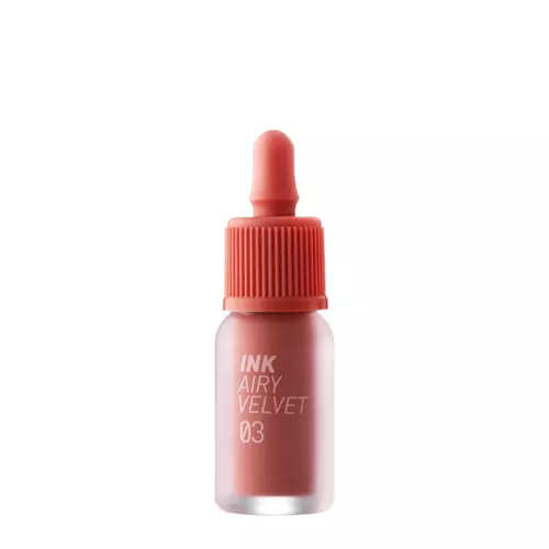 Peripera - Ink Airy Velvet - Lip Tint - 003 Cartoon Coral - 4g