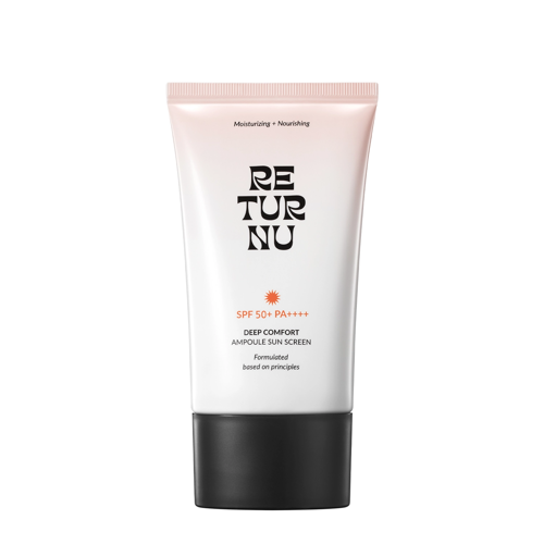 Returnu - Deep Comfort Ampoule Sunscreen SPF 50+ PA++++ - Sonnenschutz-Gesichtscreme - 50ml