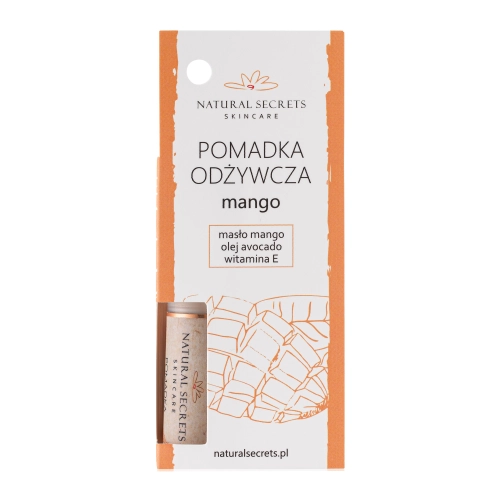 Natural Secrets - Schutzender Lippenpflegestift - Mango - 3,5g