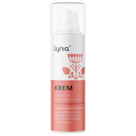 Lynia - Creme für zu Couperose neigende Haut mit Lactobionsäure - 50ml