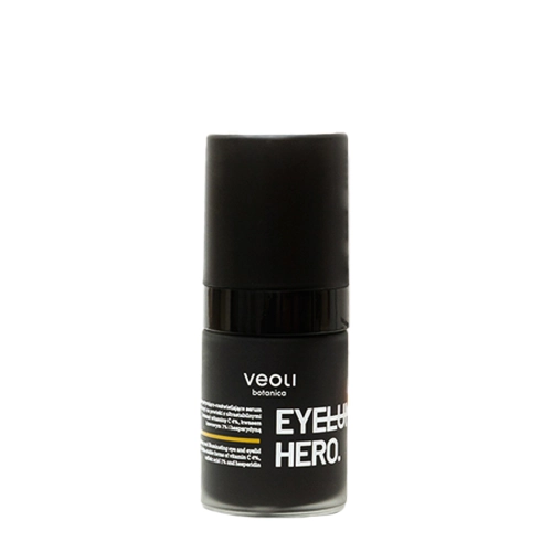 Veoli Botanica - Eyeluminate Hero - Energisierendes und aufhellendes Augenserum mit ultra-stabilen Formen von Vitamin C - 15ml
