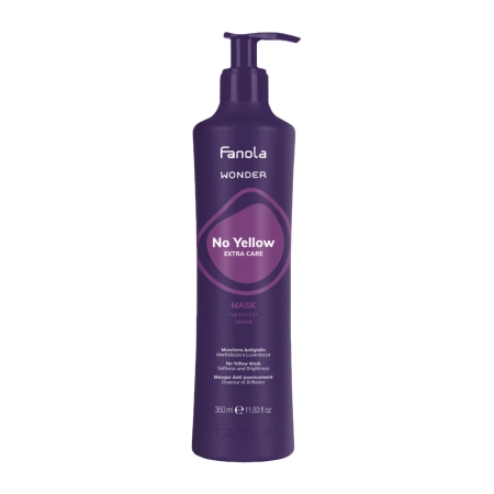 Fanola - Wonder No Yellow Mask - Haarmaske für blonde Haare - 350ml