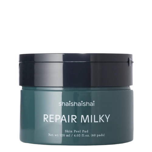 shaishaishai - Repair Milky Skin Peel Pad - Sanft peelende Gesichtspads - 60 Stück/120ml