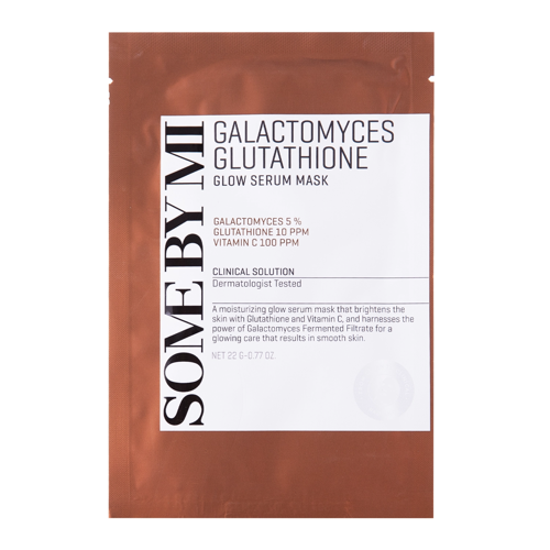 Some By Mi - Galactomyces Glutathione Glow Serum Mask - Aufhellende Tuchmaske - 22g