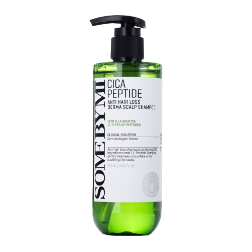 Some By Mi - Cica Peptide Anti Hair Loss Derma Scalp Shampoo - Peptid Shampoo für fallendes Haar - 285ml