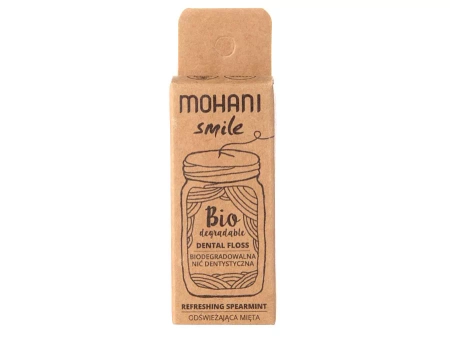 Mohani - Smile - Dental Floss - Biologisch abbaubare Zahnseide - Erfrischende Minze