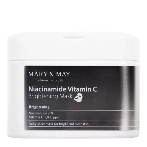Mary&May - Niacinamide Vitamin C Brightening Mask - Set mit aufhellenden Gesichtsmasken - 30Stk.