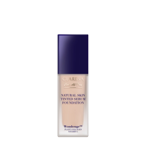 Claresa - Natural Skin Tinted Serum Foundation - Foundation-Serum mit natürlichem Finish - 1C Light Cool - 32ml