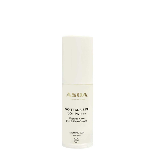 Asoa - No Tears SPF 50+ PA++++ Peptide Care Eye and Face Cream - Augencream - 30ml