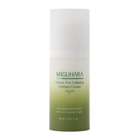 Miguhara - Green Tea Calming Essence Cream Origin -  Lindernde Creme mit grünem Tee - 80ml