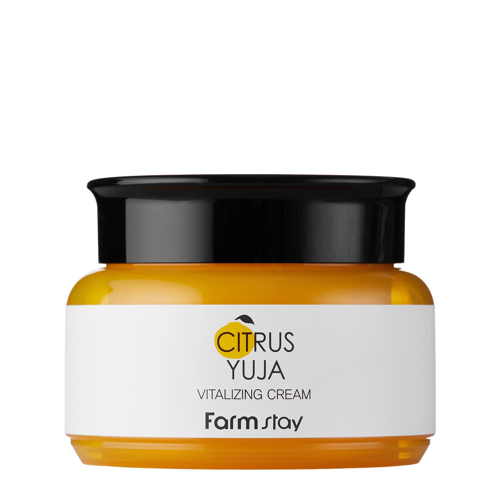 Farmstay - Citrus Yuja Vitalizing Cream - Revitalisierende Gesichtscreme mit Yuzu-Frucht-Extrakt - 100g