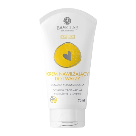 BasicLab - Famillias - Feuchtigkeitsspendende Gesichtscreme Reichhaltige Textur - 75ml