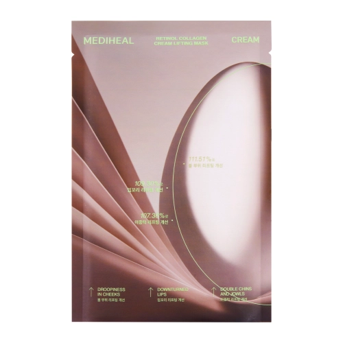 Mediheal - Retinol Collagen Cream Mask - Anti-Falten Tuchmaske - 1pc/30ml