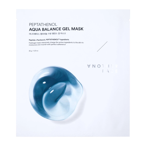 ANOTHER FACE - Peptathenol Aqua Balance Gel Mask- Hydrogel Masken im Set mit Peptiden und Panthenol - 4pcs/35g
