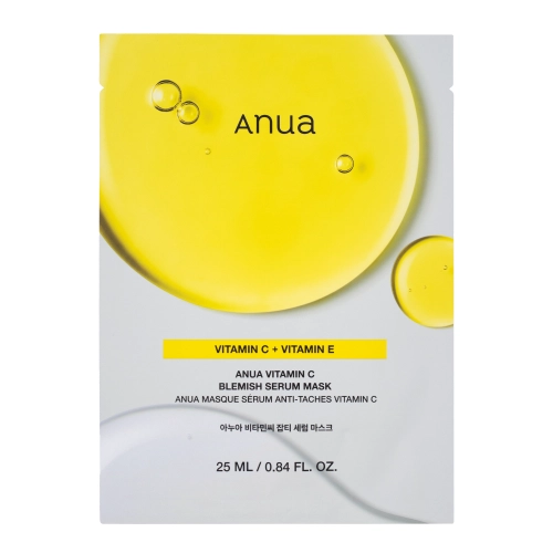 Anua - Green Lemon Vita C Blemish Serum Mask - Aufhellende Gesichtsmaske - 1stk./25ml
