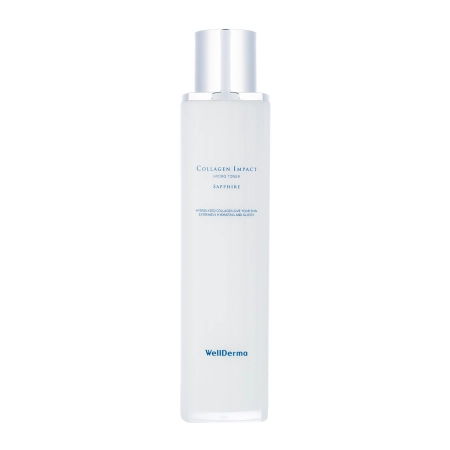 WellDerma - Sapphire Collagen Impact Hydro Toner - Feuchtigkeitsspendendes Gesichtswasser - 100ml