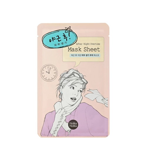 Holika Holika - After Mask Sheet - After Working Overtime - Entspannende und feuchtigkeitsspendende Tuchmaske - 30g