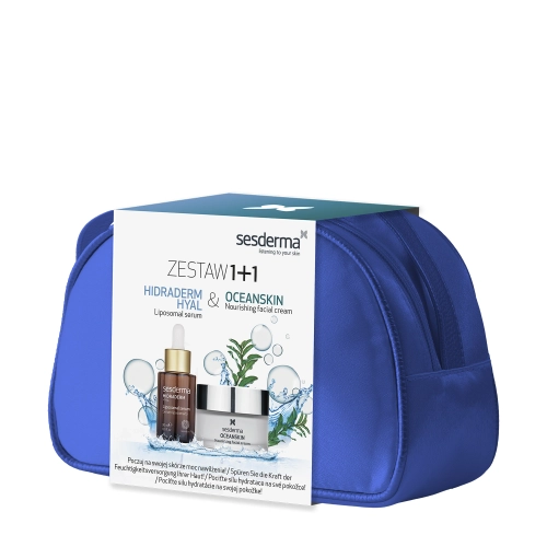 sesderma - Oceanskin + Hidraderm Hyal Set - Serum + Creme Set - Kosmetiktasche - 30ml+50ml