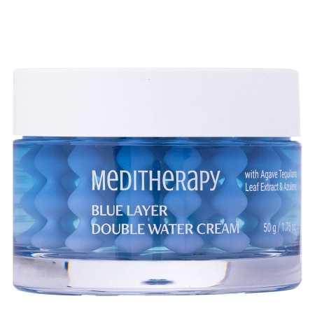 Meditherapy - Blue Layer Double Water Cream - Straffende und feuchtigkeitsspendende Gesichtscreme - 50ml