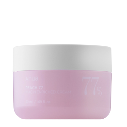 Anua - Peach 77% Niacin Enriched Cream - Feuchtigkeitsspendende Gesichtscreme mit 77% Pfirsichextrakt - 50ml