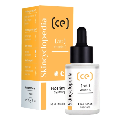 Skincyclopedia - Gesichtsserum 20% Vitamin C - Aufhellendes Gesichtsserum - 30ml