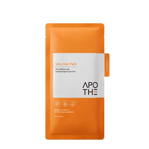 APOTHE Silky Hair Pack - Intensiv feuchtigkeitsspendende Maske für trockenes und strapaziertes Haar - 35ml