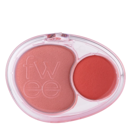 Fwee - Mellow Dual Blusher - Doppelter Rouge - CR02 Baby Smile - 7.2g