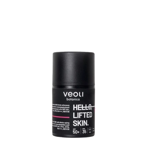 Veoli Botanica - Hello, Lifted Skin - Leichte Anti-Aging-Breitbandschutzcreme SPF 50+, UVA, UVB, PA++++, HEV/IR - 50ml