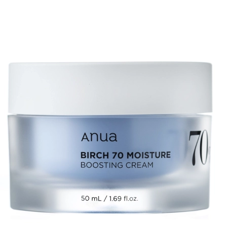 Anua - Birch 70 Moisture Boosting Cream - Feuchtigkeitsspendende Creme mit Birkensaft - 50ml