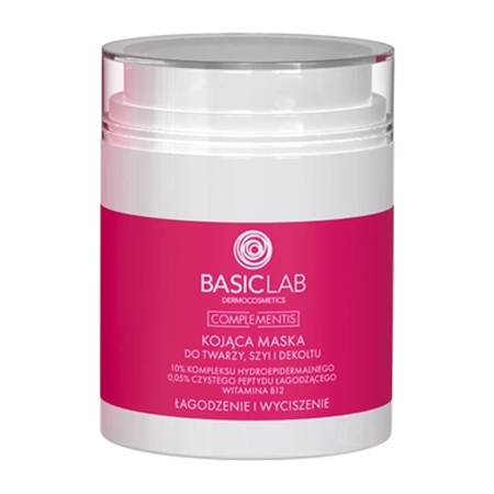 BasicLab - Complementis - Lindernde Maske für Gesicht, Hals und Dekolleté - 50ml