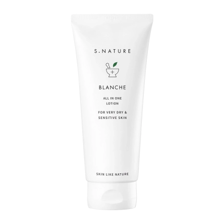 S.Nature - Blanche Lotion - Multifunktionale Leichte Lotion für Gesicht und Körper - 200ml