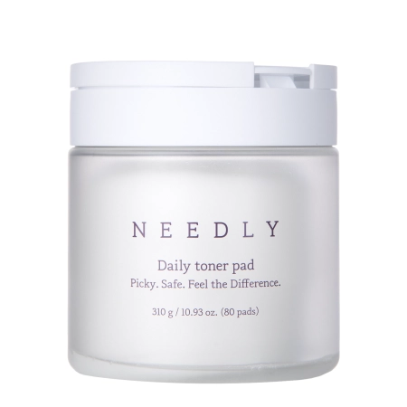 Needly - Daily Toner Pad - Feuchtigkeitsspendende und sanft peelende Gesichtspads - 60St/280g 