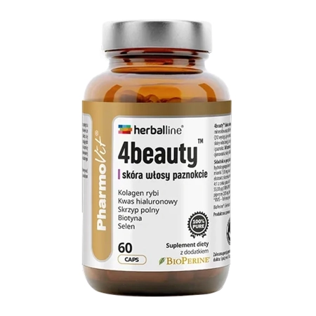 Pharmovit - 4beauty™ Haut Haare Nägel - Nahrungsergänzungsmittel - Kapseln - 60 Stück