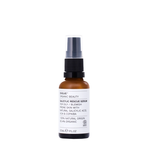 Evolve Organic Beauty - Rainforest Rescue Blemish Serum - Serum für das Gesicht, das zu Ekzemen und verstopften Verbindungen neigt - 30ml