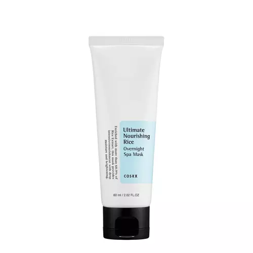 COSRX – Ultimate Nourishing Rice Overnight Spa Mask – Nährende Overnight-Maske mit Reisextrakt – 60ml