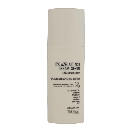 NERDS - 10% Azelaic Acid Cream Serum - Serum-Creme mit 10% Azelainsäure - 30ml