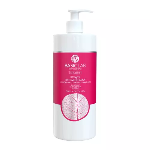 BasicLab - Micellis - Lindernde Mizellenlotion für vaskuläre und empfindliche Haut - 500ml