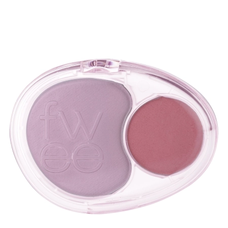 Fwee - Mellow Dual Blusher - Dual Rouge - MV02 Icy Cupid - 7.2g