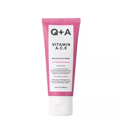 Q+A - Vitamin A.C.E - Warming Gel Mask - Antioxidative Vitamin A.C.E Maske - 75ml