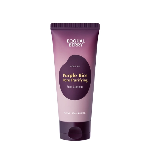 EQQUALBERRY - Purple Rice Pore Purifying Pack Cleanser - Reinigende Gesichtsreinigungspaste - 130g