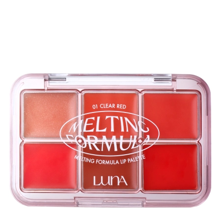 LUNA - Melting Formula Lip Palette - Lippen-Gloss-Palette - 01 Clear Red - 10,2g