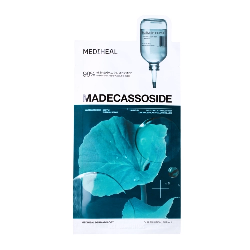 Mediheal - Madecassoside Essential Mask Blemish Repair - Regenerierende und Lindernde Tuchmaske fürs Gesicht - 1 Stk./24ml